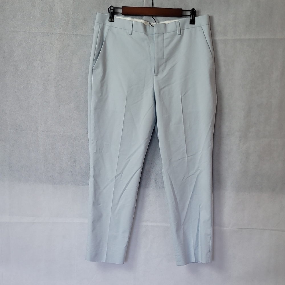 Express Slim Fit Trousers - Light Blue